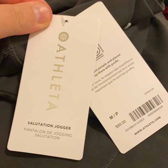 Athleta Salutation Jogger // Black Olive - Picture 5 of 7